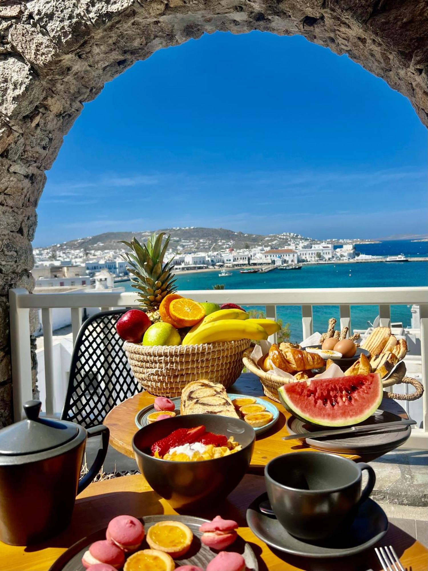 Yalos Hotel Sunset View Mykonos Town Private Rooms Экстерьер фото