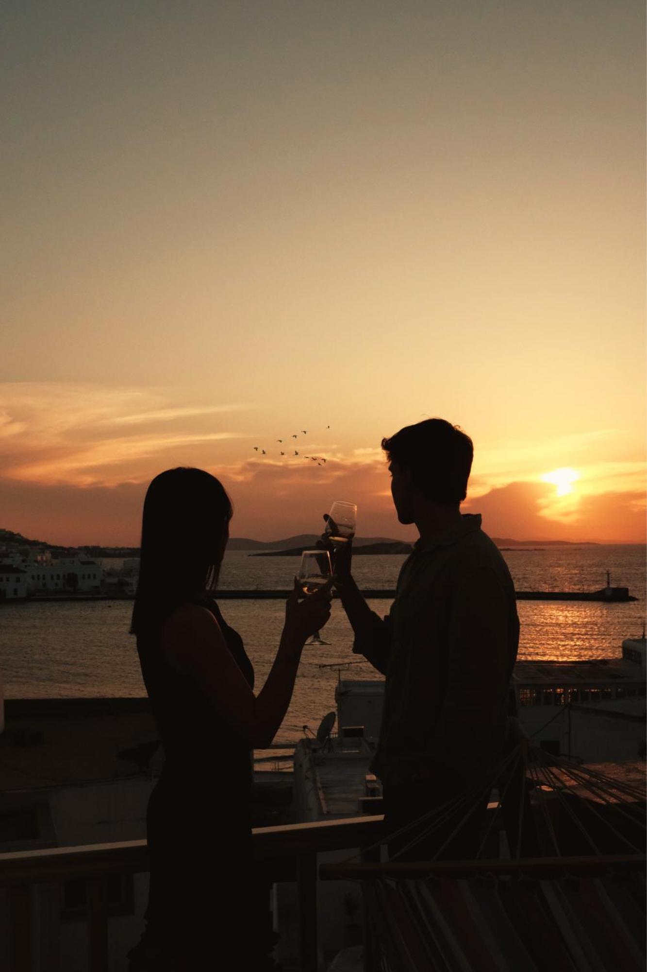 Yalos Hotel Sunset View Mykonos Town Private Rooms Экстерьер фото