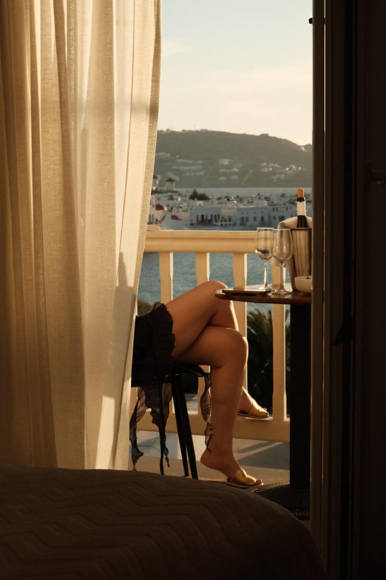 Yalos Hotel Sunset View Mykonos Town Private Rooms Экстерьер фото